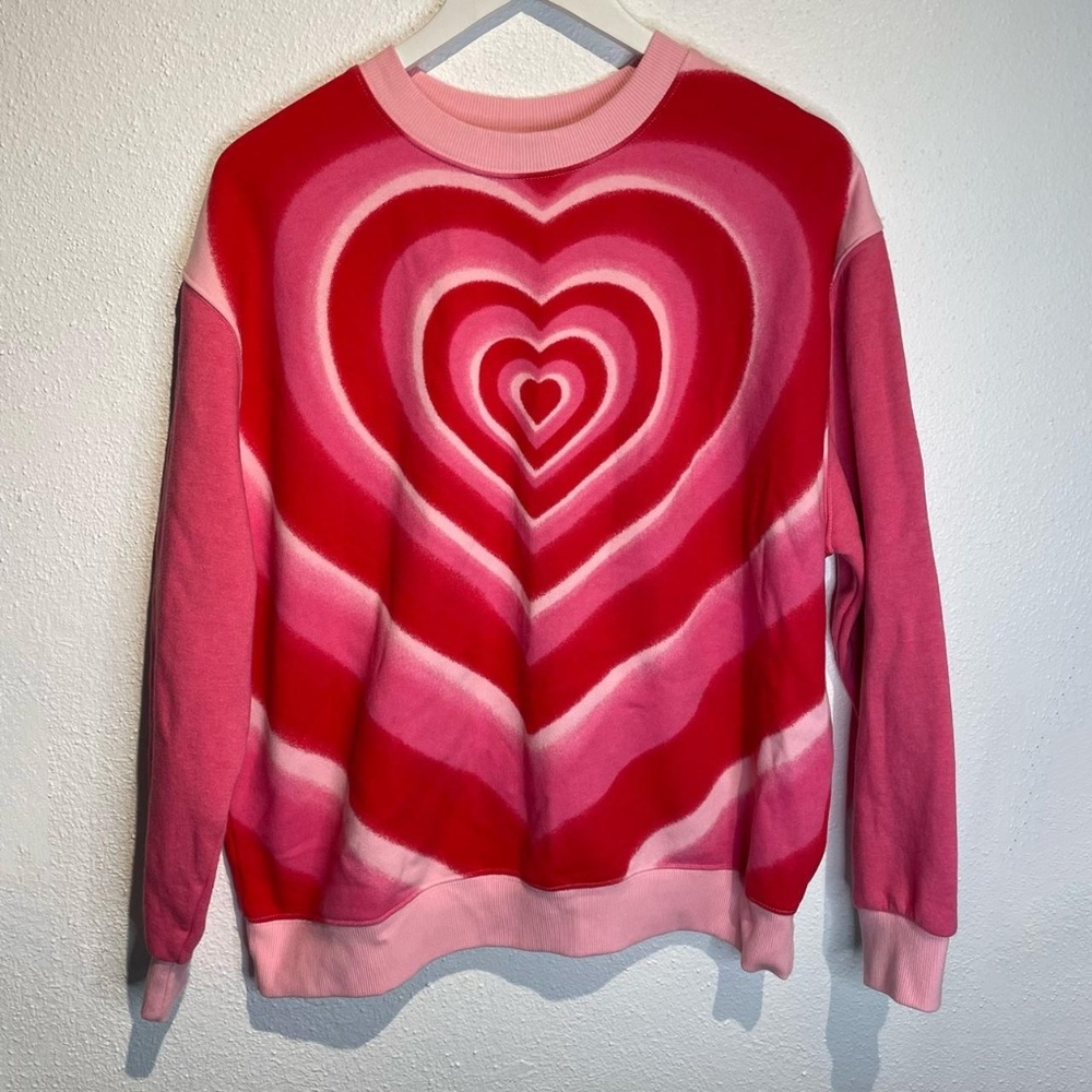 Pink Heart Sweater
